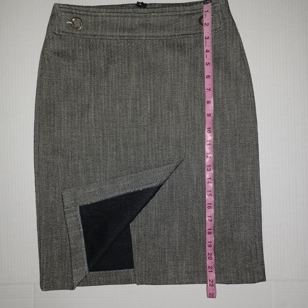 H&M SLIT FRONT PENCIL SKIRT SIZE 4 - Picture 4 of 14